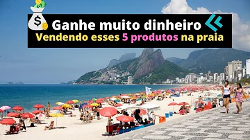 O que se vende em quiosque na praia?