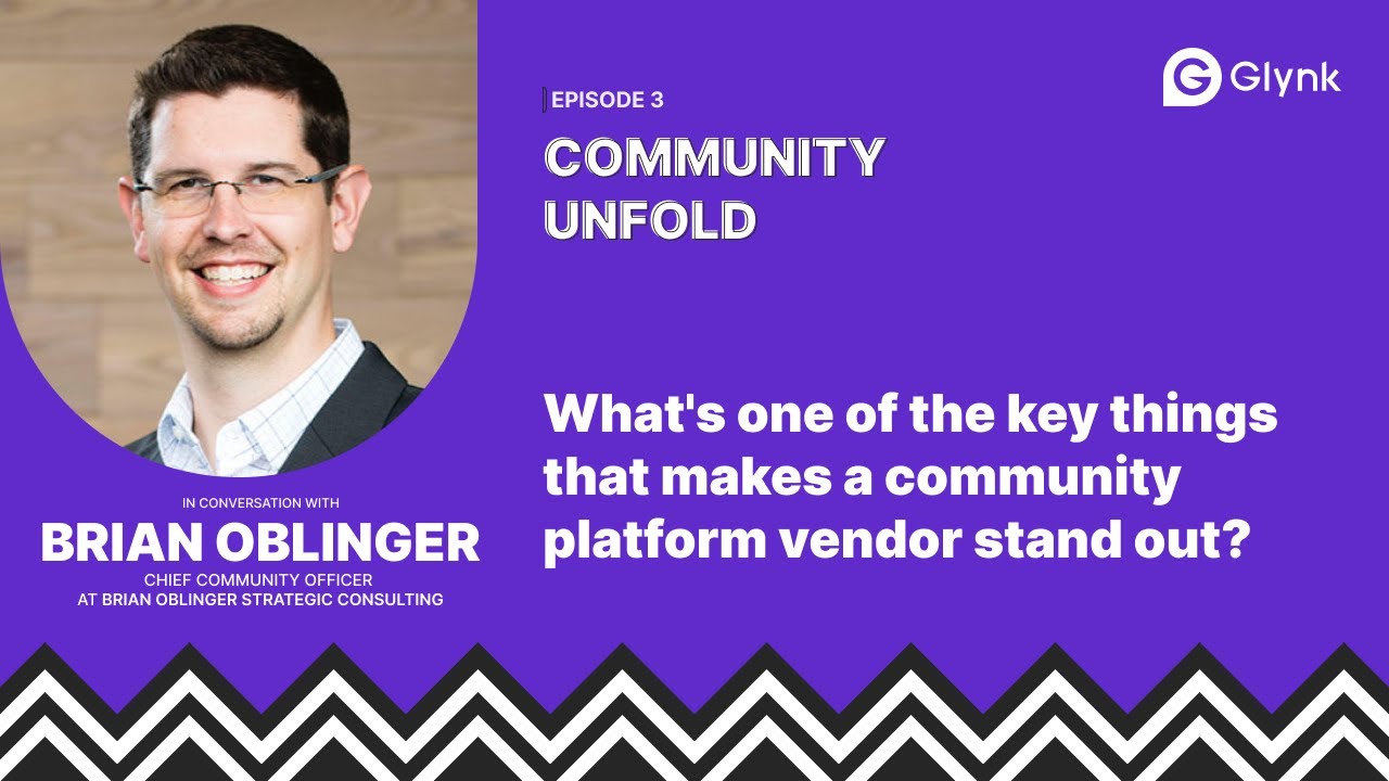 What's one of the key things that makes a community platform vendor stand out?
