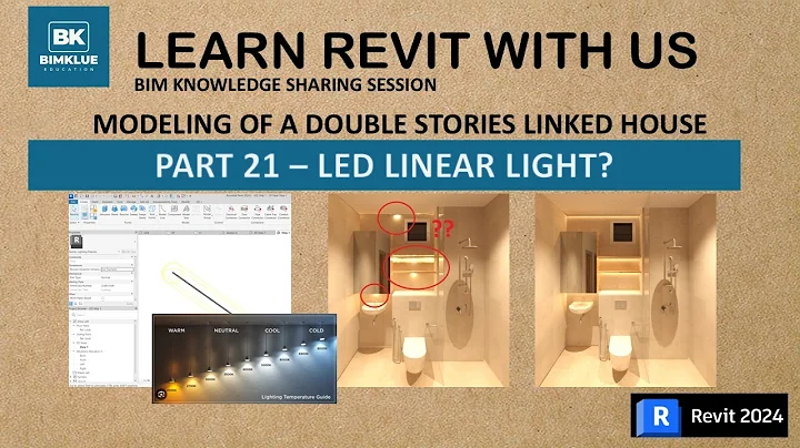 Revit Tutorial - Part 21- Modeling of LED Linear Light (Strip Light)