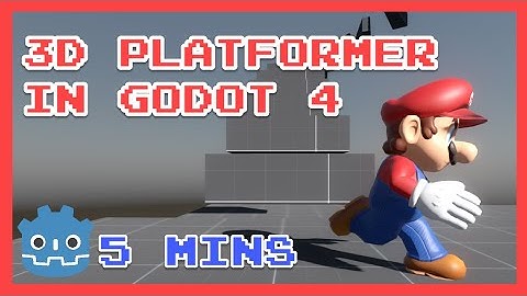 How to make a 3D platformer in Godot 4