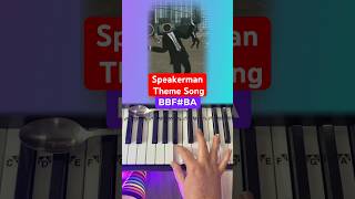 Speaker Man Theme Song 🔈🚽 Skibidi Toilet Piano Tutorial