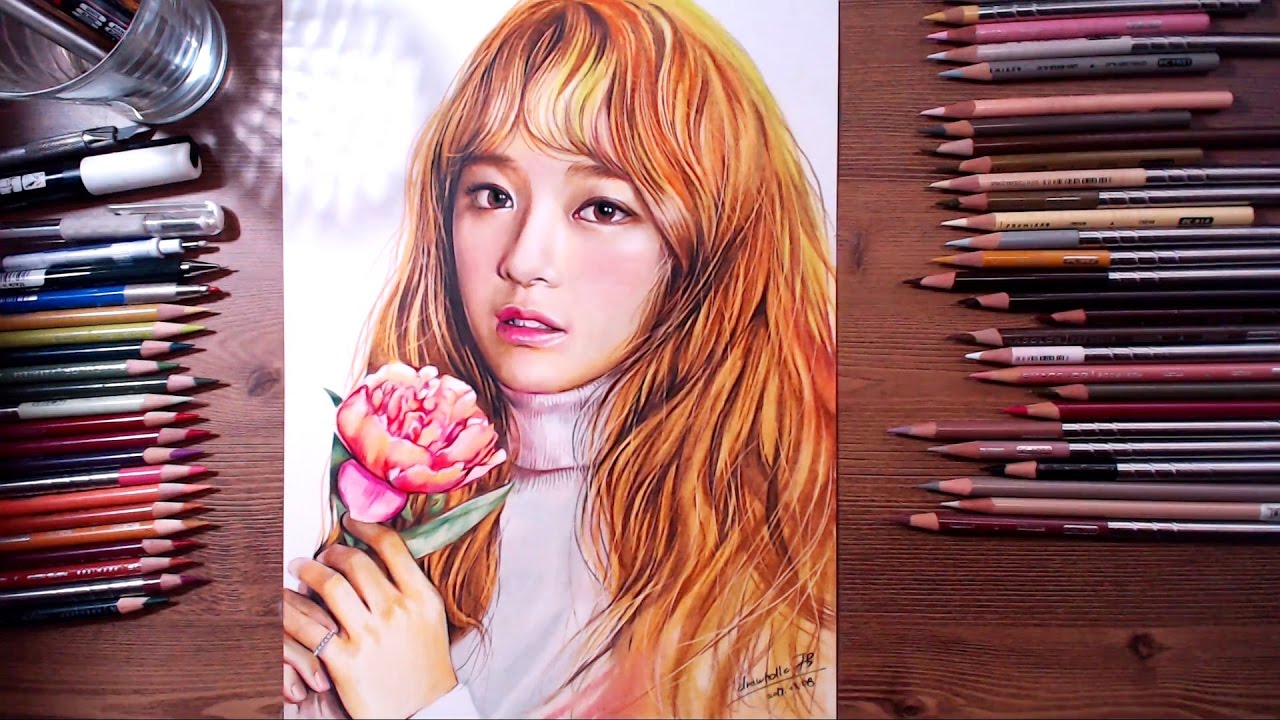 Drawing Kim Se-jeong, Gugudan | drawholic - YouTube