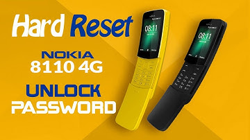 Nokia 8110 4G (2018) HARD RESET | UNLOCK / Remove Screen Password