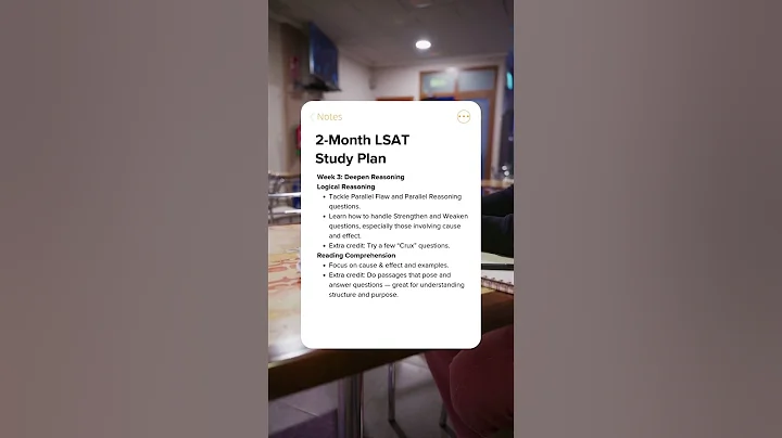 Sample 2-month #LSAT Study Plan