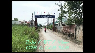 Bán Đất Thổ Cư Ấp 1 Mỹ Nhơn Xã Tân Bửu Bến Lức Long An ĐT ‘0786668368’