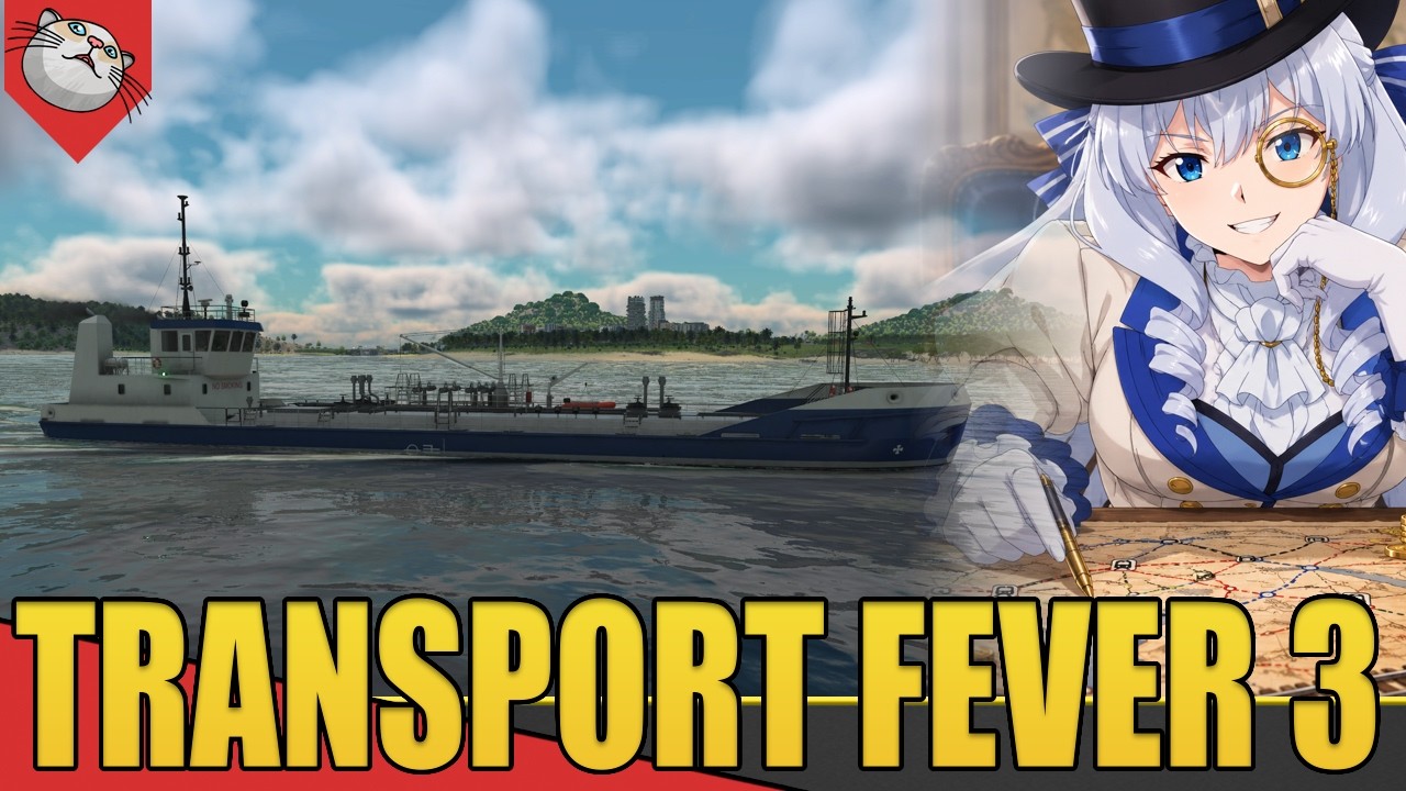 Transport Fever 3 - O Retorno dos NAVIOS! - Gameplay #13