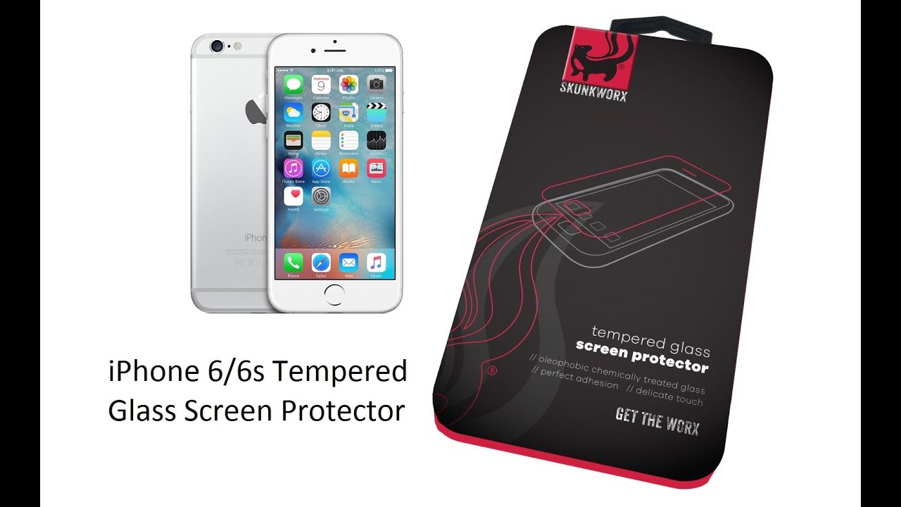 How To Fit a Tempered Glass Screen Protector - YouTube