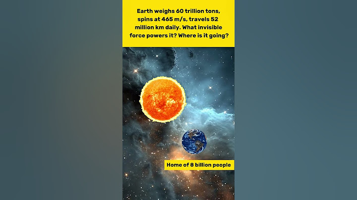 Earth with 5.97 septillion Tons weight is running in space 52m Km/ day. Where it’s headed ?
