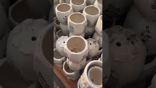 Ceramic pots starting from 49/- to 350/- in hyderabad!!! #hyderabadstreetshopping #homedecorideas