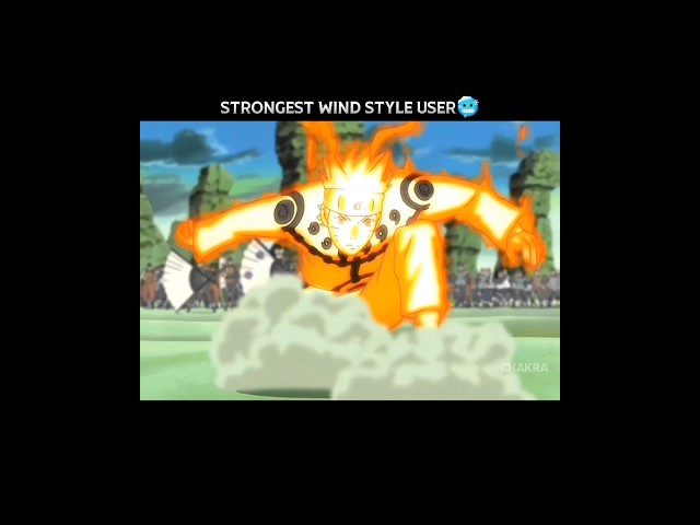 Strongest Wind Style User🥶 #naruto #shorts #anime class=