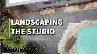 Landscaping the Backyard Studio Area by Gavin and Kim 2,354 views 3 years ago 10 minutes, 12 seconds