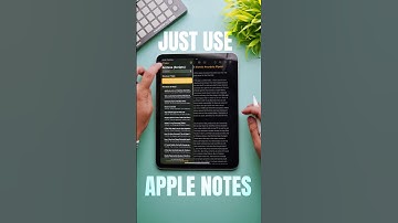 Just use Apple Notes? 📝👀