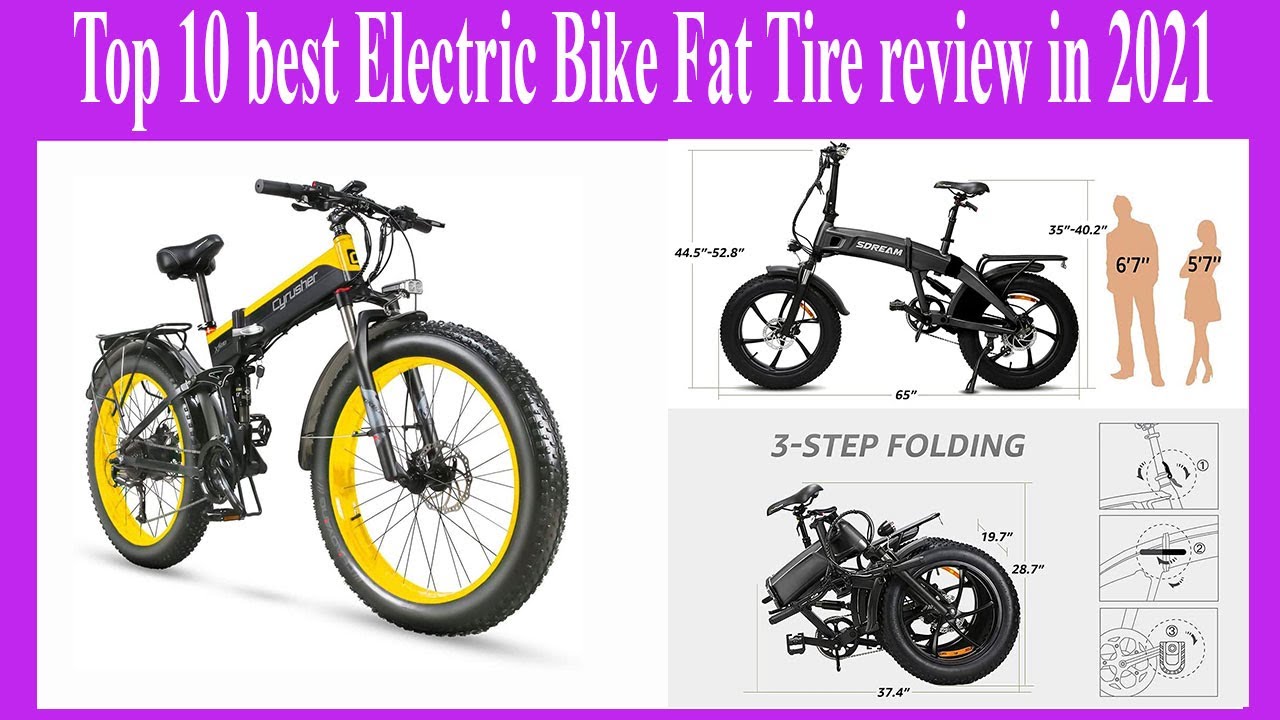 Top 10 best Electric Bike Fat Tire review in 2021