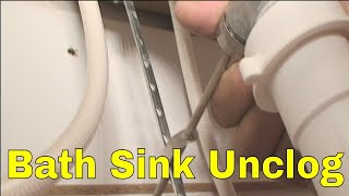Unclogging Bathroom Sink Trick #shorts by How to Plumbing 263 views 1 year ago 1 minute, 1 second