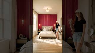 Master Bedroom — Magenta Pink   Vertical Fluting   Glam Modern —  a STUNNING Pink Retreat! 💗✨🔥