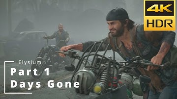 Days Gone Part 1 Intro Cinematics Gameplay Ultra High Graphics [PS5 4K @ 60fps HDR] – No Commentary