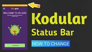 Change Status bar background colour - Discuss - Kodular . screenshot 2