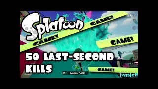 Splatoon - 50 Last-Second Kills