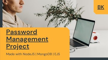 PASSWORD MANAGEMENT PROJECT| NODEJS | MONGODB | EJS