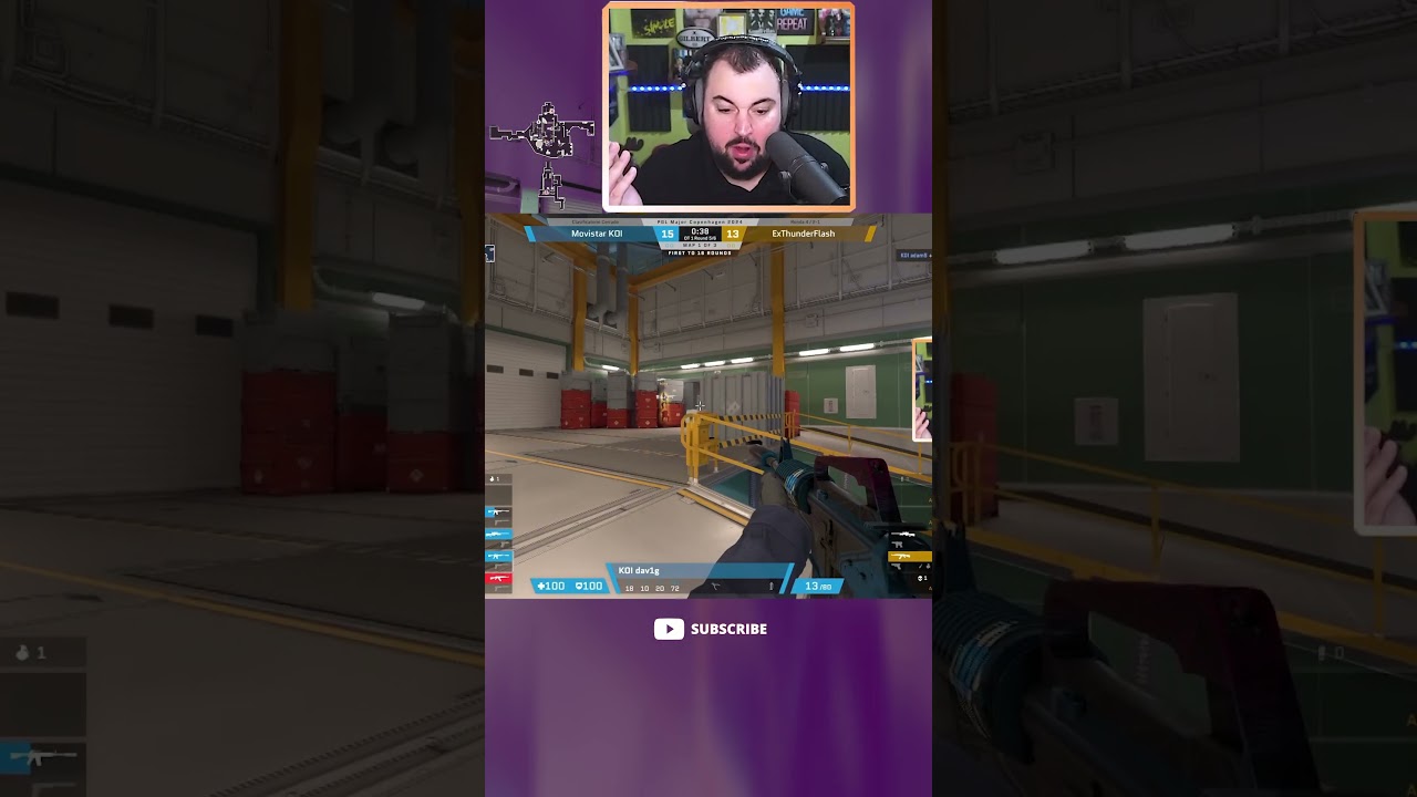 AdamS da la ventaja en el humo -  MOVISTAR #KOI