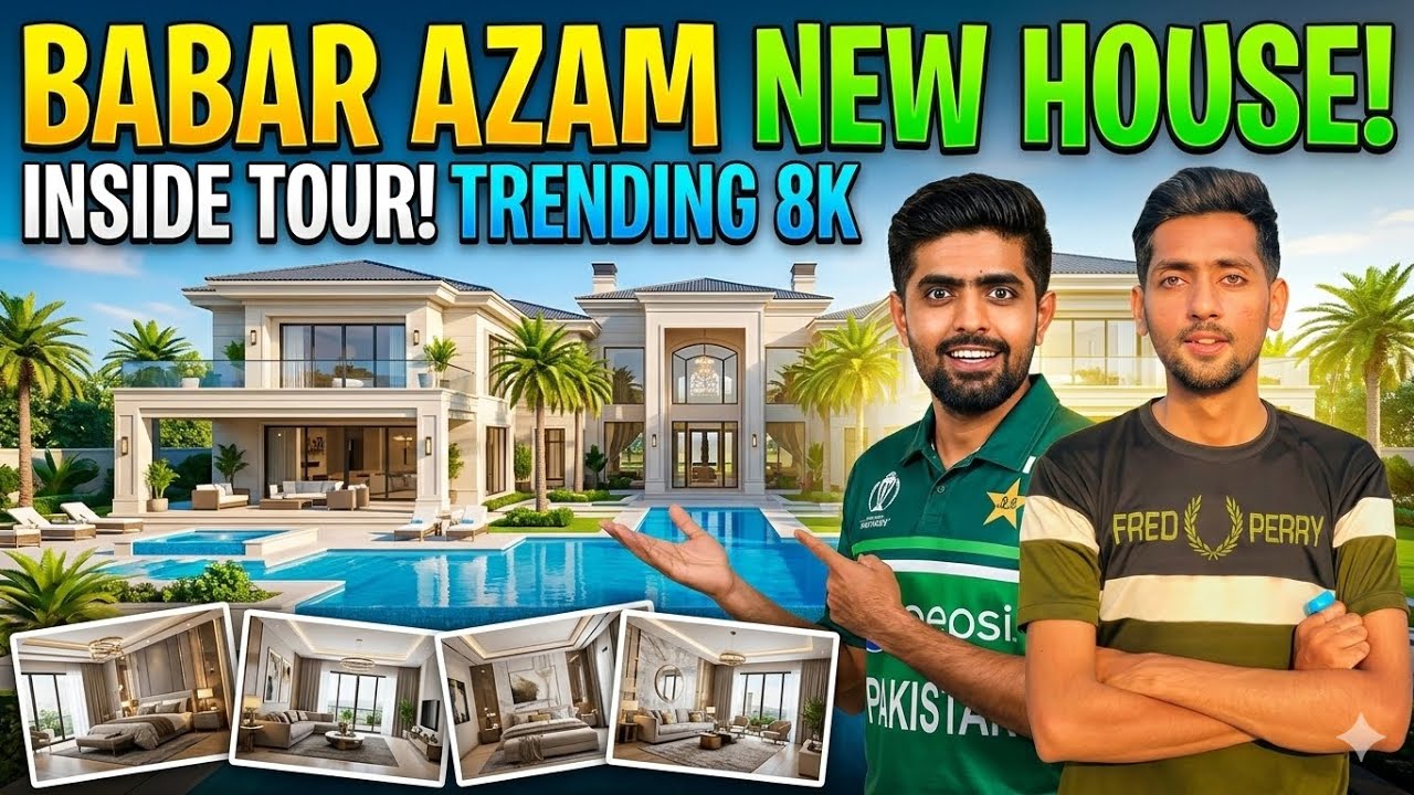 Babar Azam New House Tour🏠2026|First time on Youtube|Lahore|world's no 1 batter|Pakistan Cricket🇵🇰