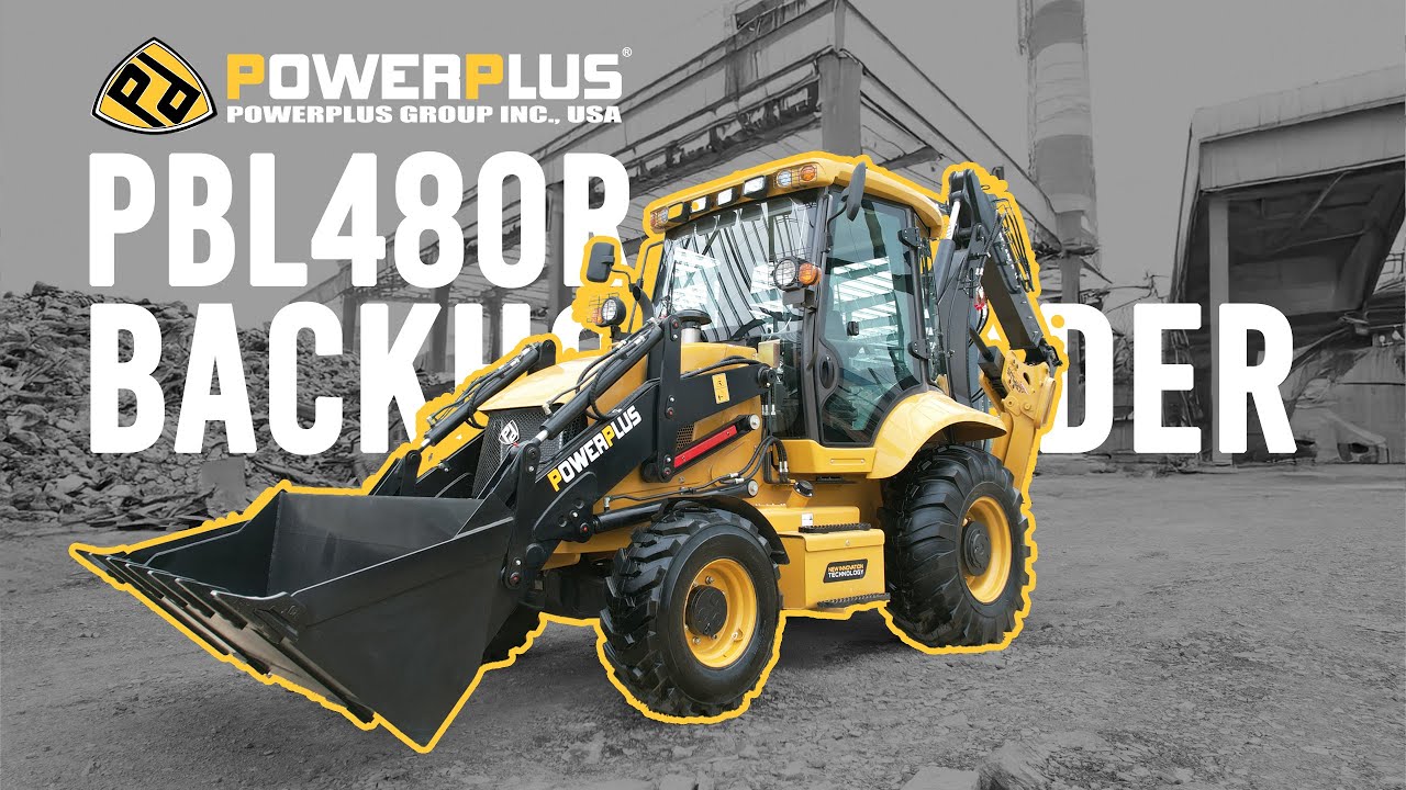 POWERPLUS PBL480R-II Backhoe Loader