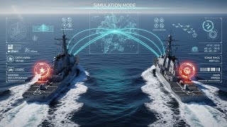 How Arleigh Burke Destroyers Track Type 052D-Class Ships | South China Sea Simulation (4K)
