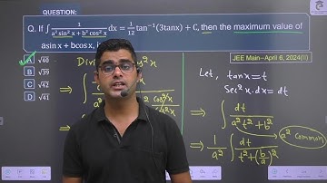 JEE Main 2024 PYQ✅️Indefinite Integration-2✅️JEE Mains & Advanced 2025 #jee2025 #jeemains2025 #maths