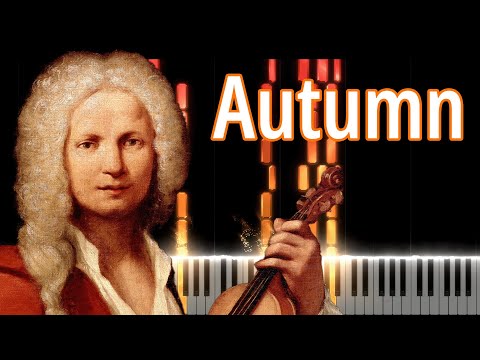 Autumn (the Four Seasons) - Antonio Vivaldi | Piano Tutorial