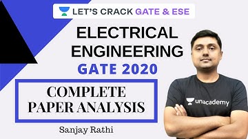 GATE 2020 | Detailed Question Paper Solution Part 2 | Electrical Engineering | Sanjay Rathi