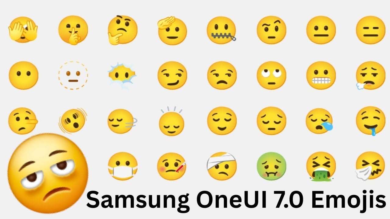 Samsung OneUI 7.0 Emojis (Android 15)