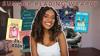 all 24 books i read this summer ✨ reading wrapup