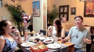 Michael Celestino Visiting Ms. Alma Concepcion In Her Residence