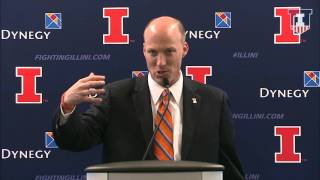 @IlliniMBB Coach John Groce Media Day Press Conference 10/8/15