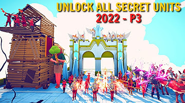 How To Unlock Tabs All Secret Units 2022 | Secret Units Location | Part 3 Medieval Maps