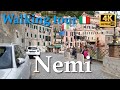 Nemi lazio italywalking tour4k