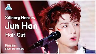 [예능연구소] Xdinary Heroes Jun Han - Hair Cut(엑스디너리 히어로즈 준한 - 헤어 컷)FanCam | Show! MusicCore |MBC221112방송