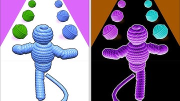 Rope Man Run 🏀 vs Reverse gameplay  Colour Run walkthrough , iOS Android New Update ( part : 1312 )