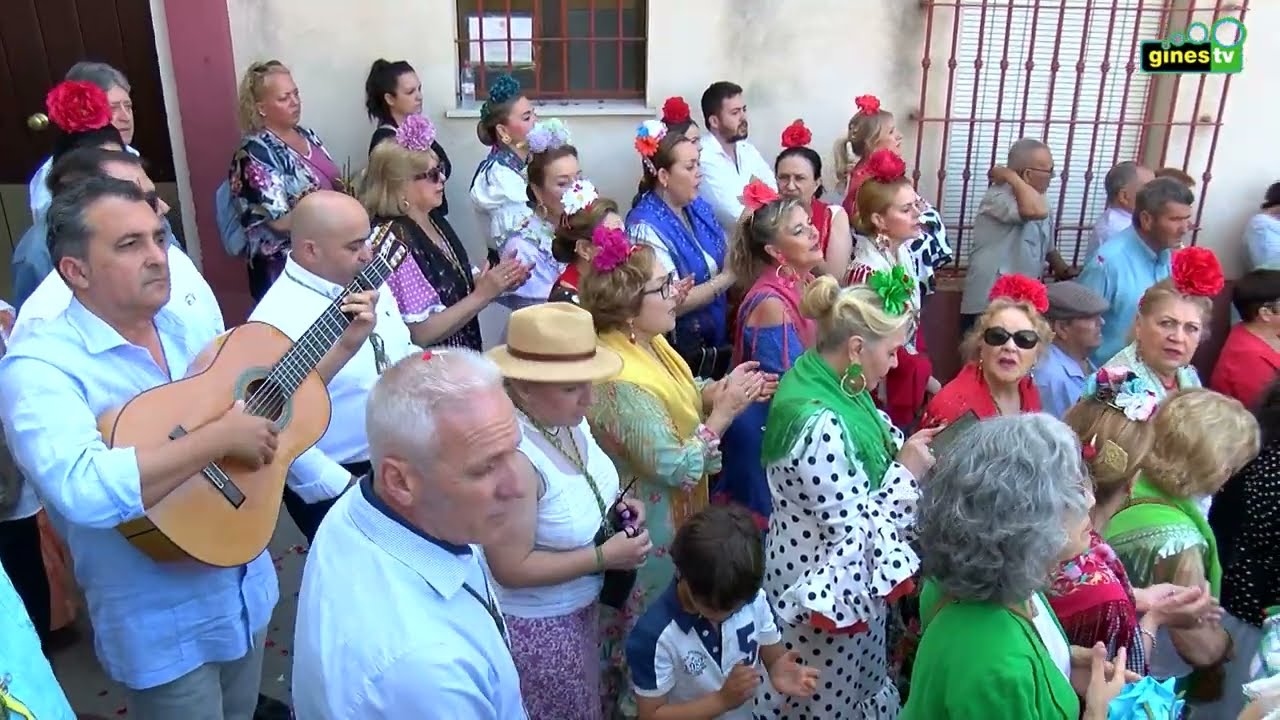 🌾VIVE EL ROCÍO DE GINES 2025. SALIDA DE LAS CARRETAS (VÍDEO COMPLETO)