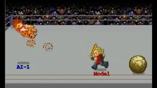 Deep Reinforcement Learning on Little Fighter 2