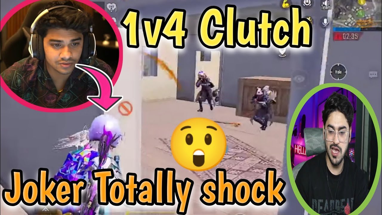 Soul Regaltos Unbelievable 1v4 Clutch Joker Bhai Totally shock 😲| 