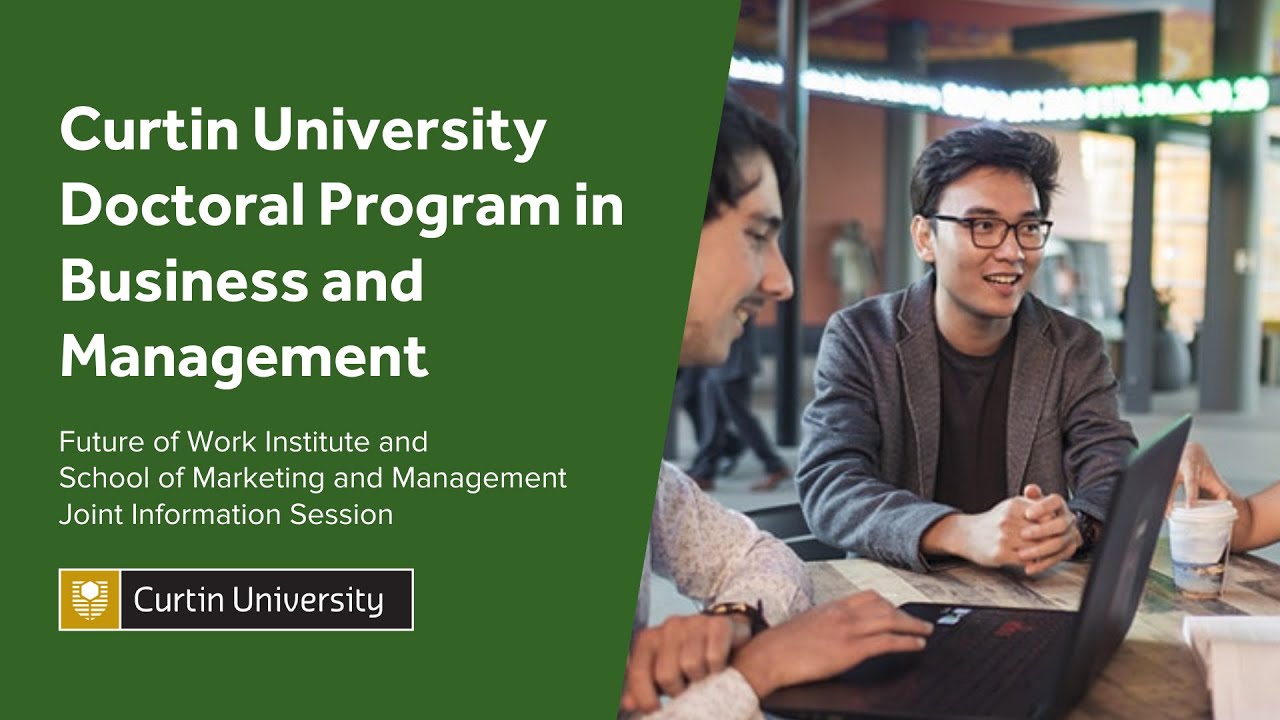 Information Session: Curtin University Doctoral Program in Business and ...