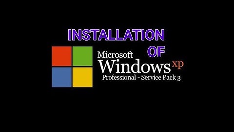 How to install windows xp #windows #linux #xp
