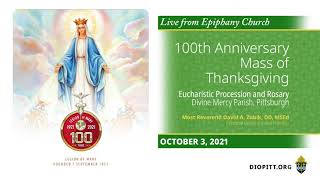Holy Mass with Bishop Zubik – October 3, 2021