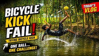 👉 RAHAT Trying Bicycle Kick 😱🔥 | Pukur e Epic Fail Challenge!