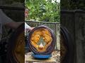 🪵✨ Buddha vs Demon: The Battle Within ☯️🔥 #wood #statue #wood statue# #great buddha#buddha #viral