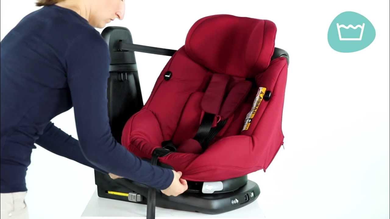 Maxi-Cosi AxissFix | How to wash and clean the AxissFix car seat - YouTube