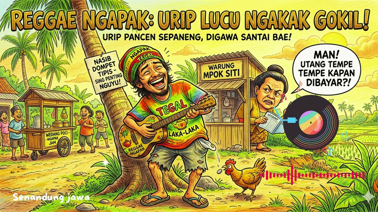 Reggae Ngapak Tegal kuwe pancen paling nyamleng nggo gojekan tapi tetep ana maknane.