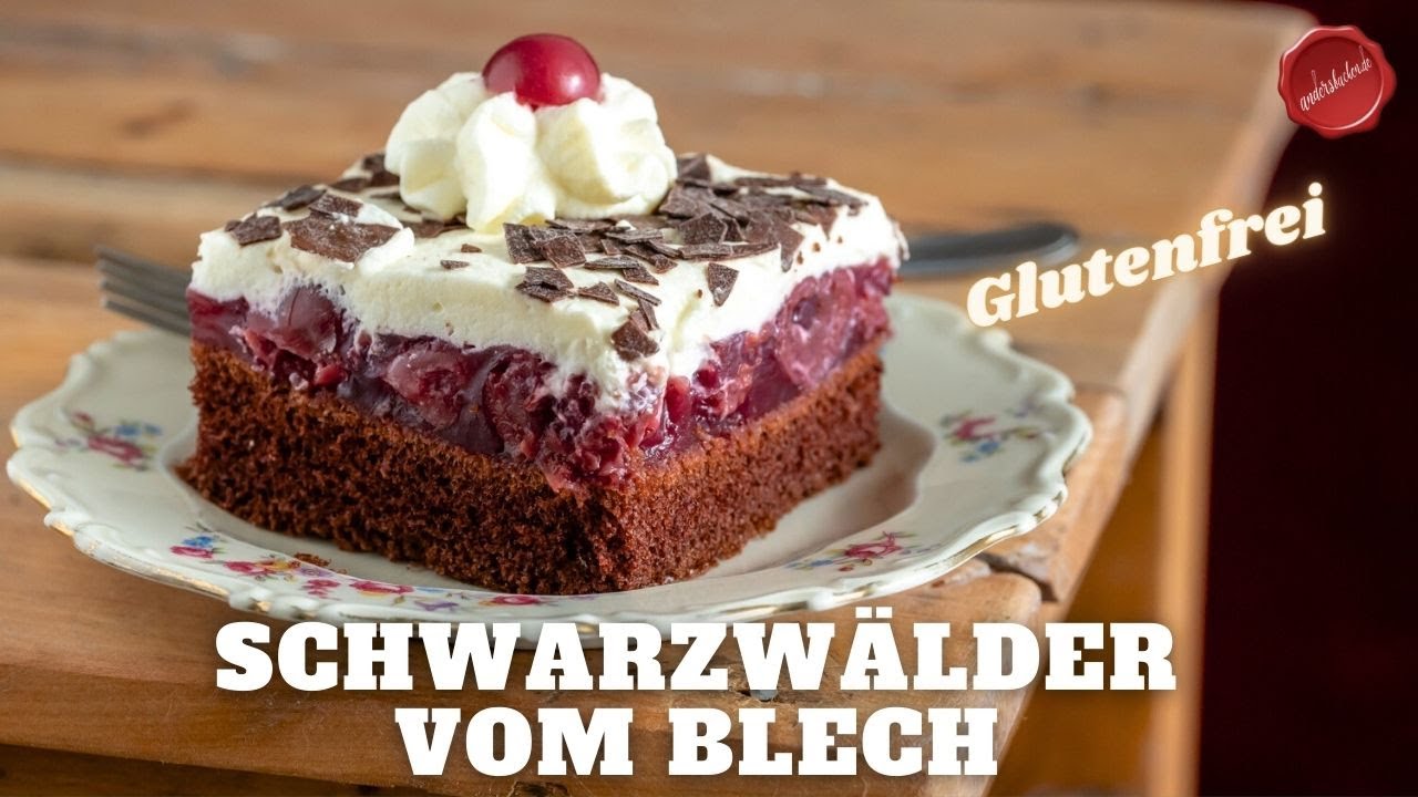 Glutenfreie Schwarzwälder vom Blech #andersbacken