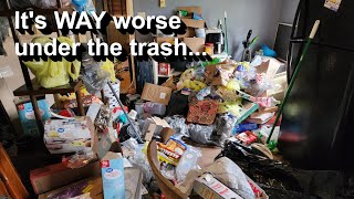 We removed 100 bags of trash from this home for FREE